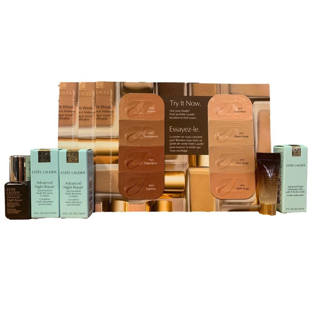 Estee Lauder 6 Piece Advanced Night Double Wear Sample Gift Set